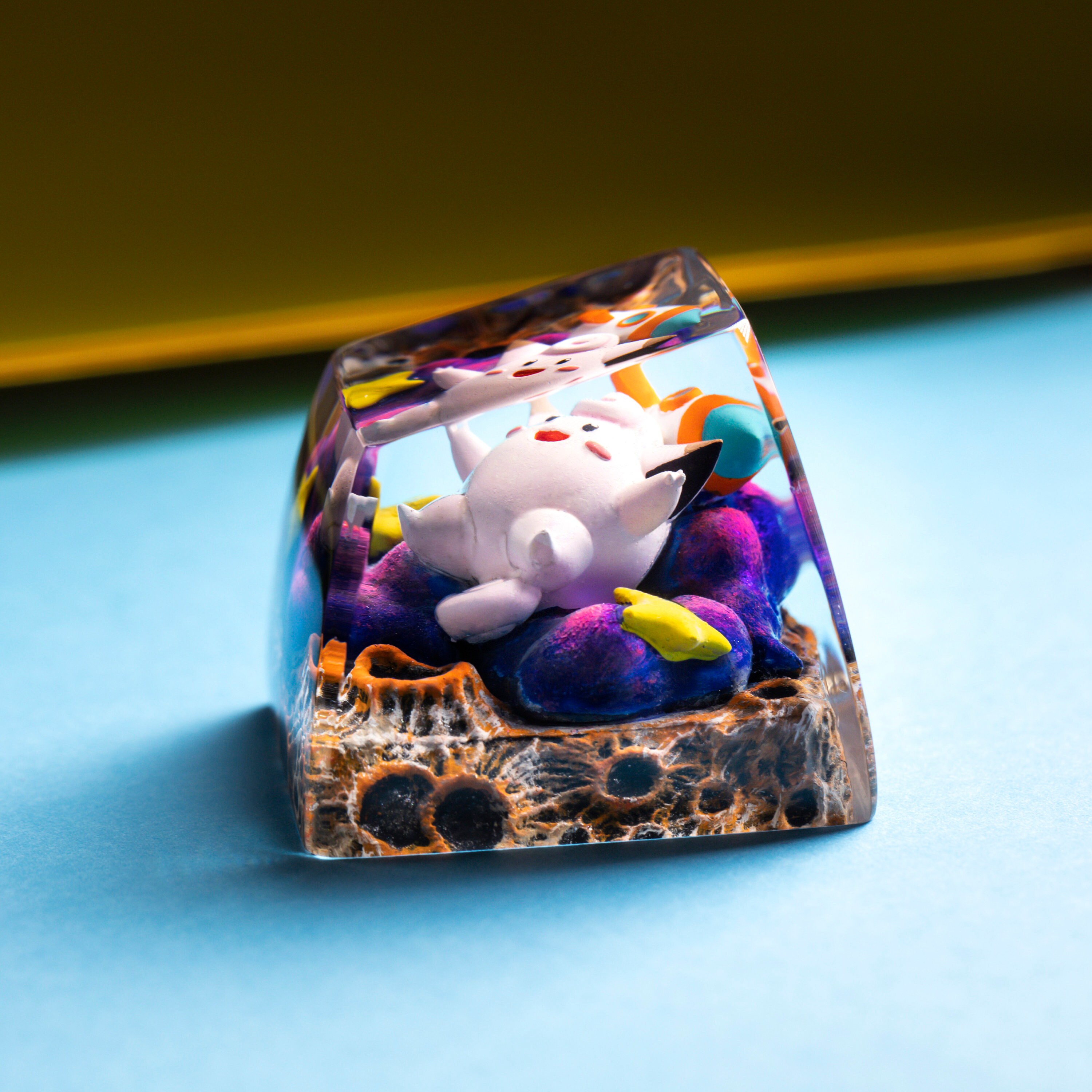 CUTE POKEMON Artisan Keycap, Custom Keycaps, Keycaps Anime, Artisan Keycap Cute, Resin Keycaps for Mechanical Keyboard