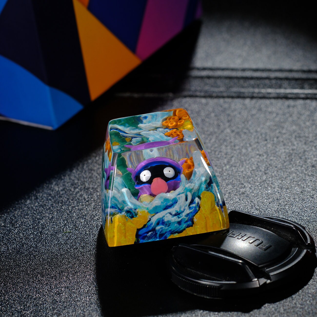 SHELLDER POKEMON Artisan Keycap, Custom Keycaps, Keycaps Anime, Artisan Keycap Cute, Resin Keycaps for Mechanical Keyboard