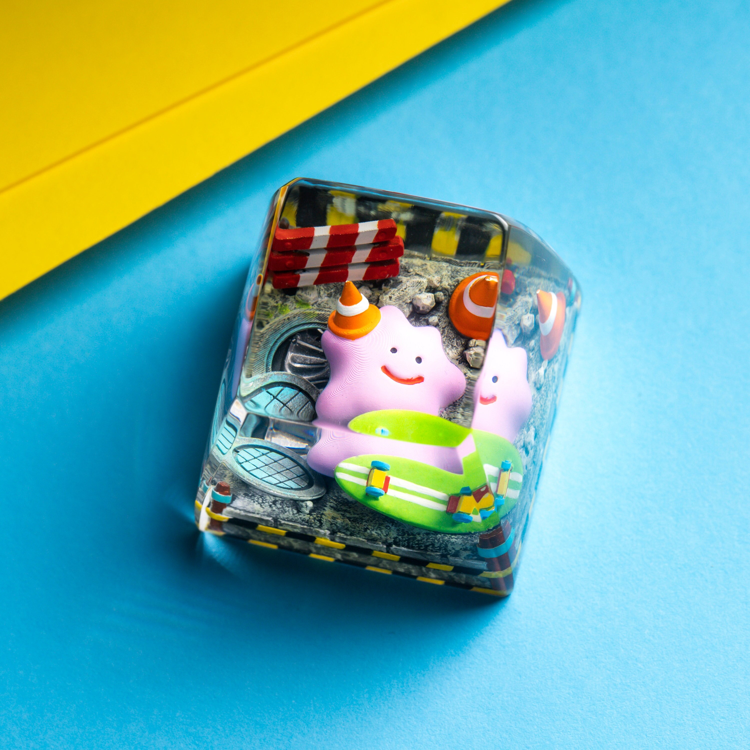 CUTE POKEMON Artisan Keycap, Custom Keycaps, Keycaps Anime, Artisan Keycap Cute, Resin Keycaps for Mechanical Keyboard